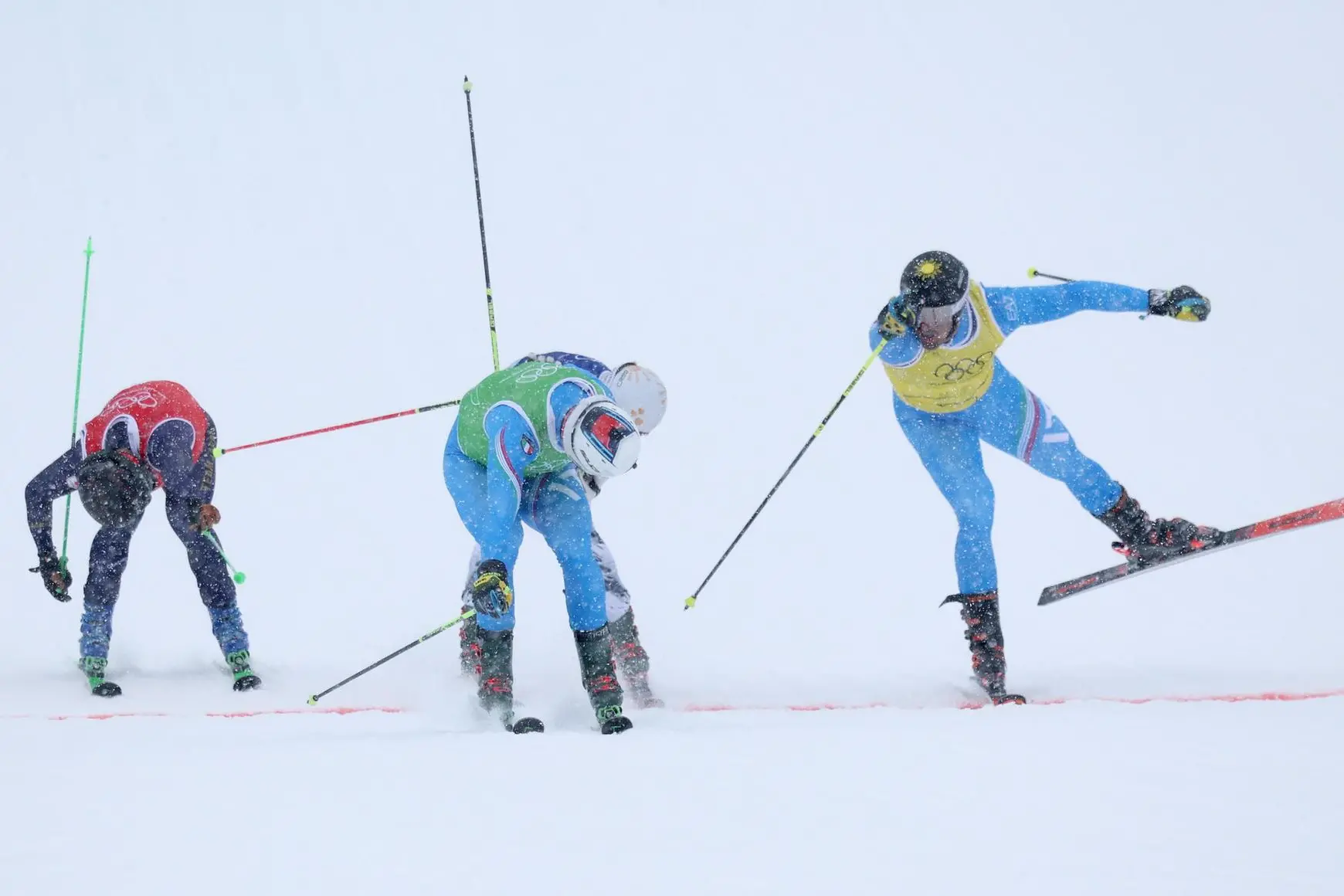 Simone Deromedis e Federico Tomasoni (EPA/SERGEI ILNITSKY)