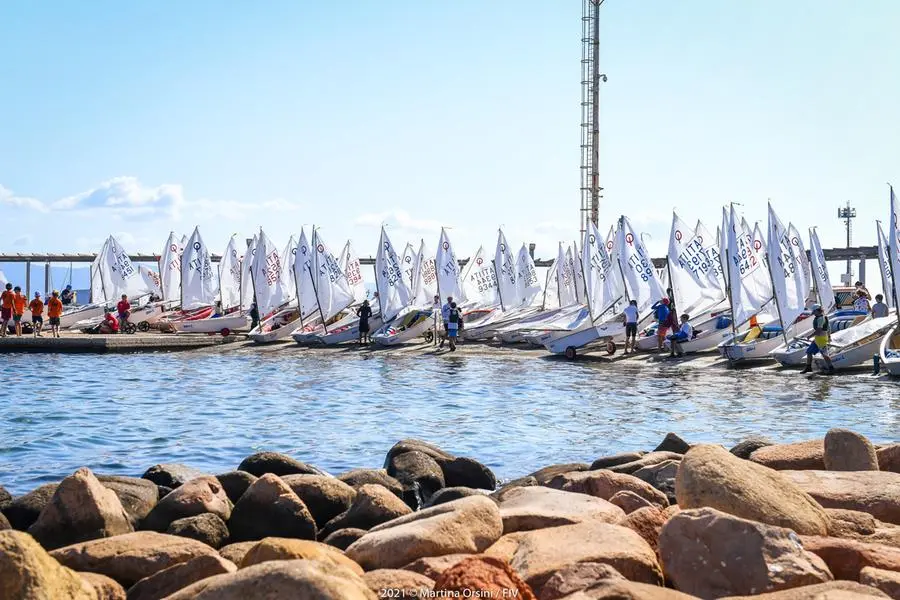 Giovani velisti a Marina Piccola (foto Martina Orsini)