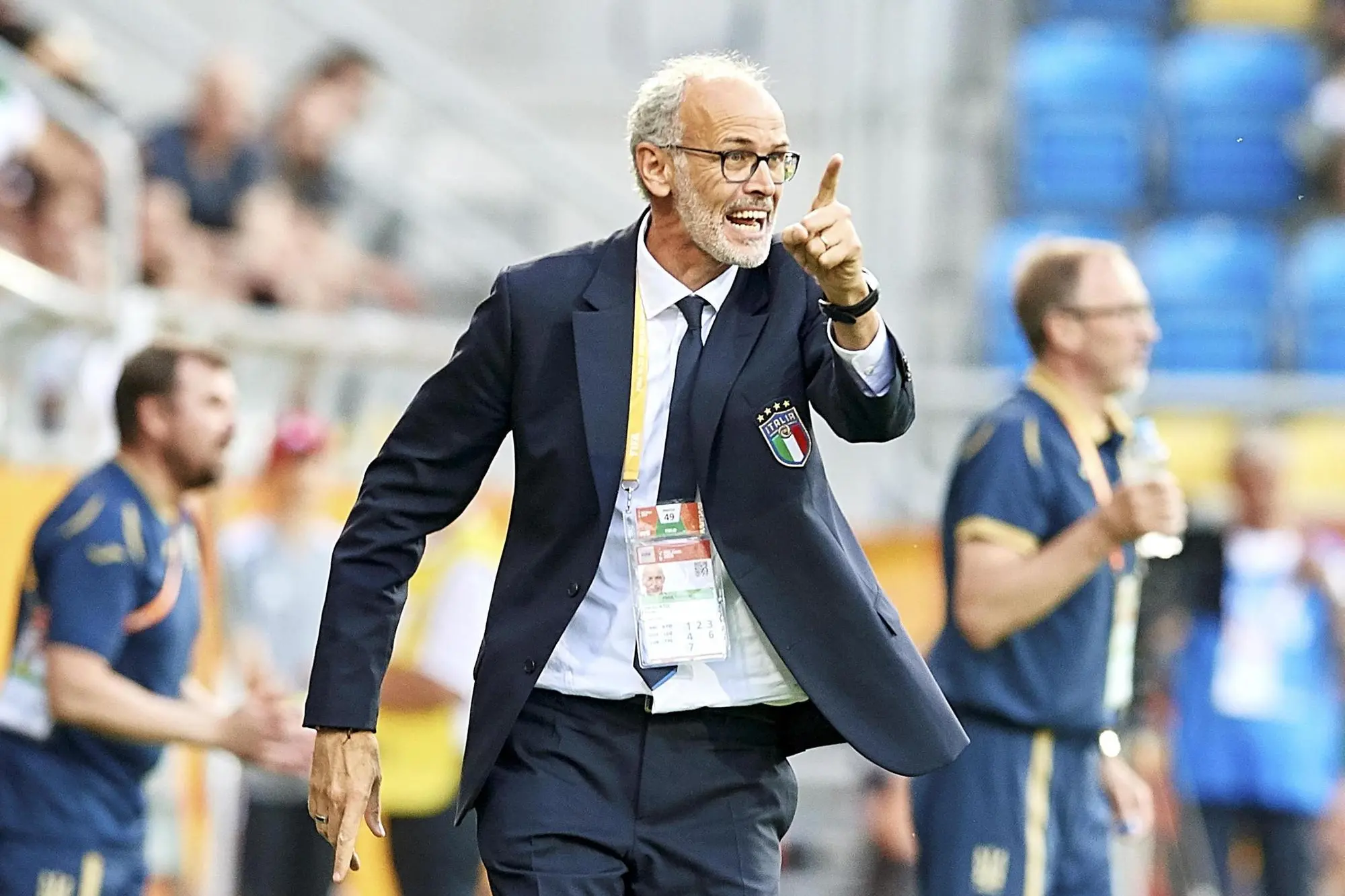 Der Trainer der Azzurrini Nicolato