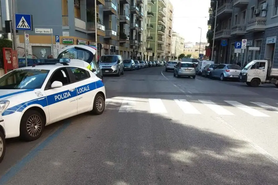(foto polizia municipale di Cagliari)