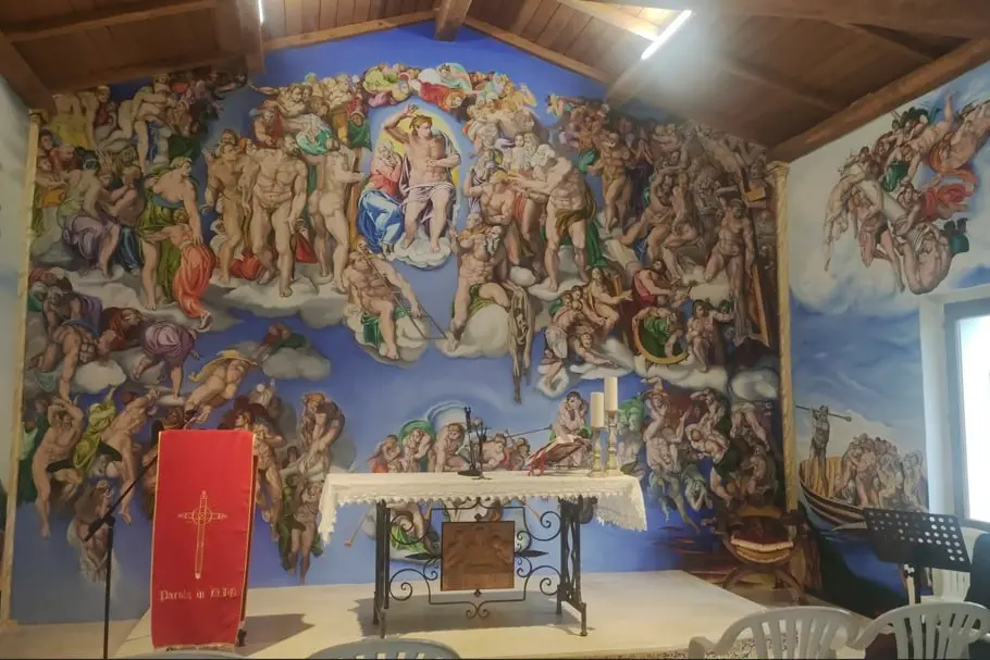 Porto Pozzo. La Piccola Cappella Sistina (Foto Ronchi)