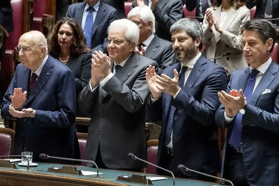 Cerimonia alla Camera dei Deputati per i 100 anni di Montecitorio
