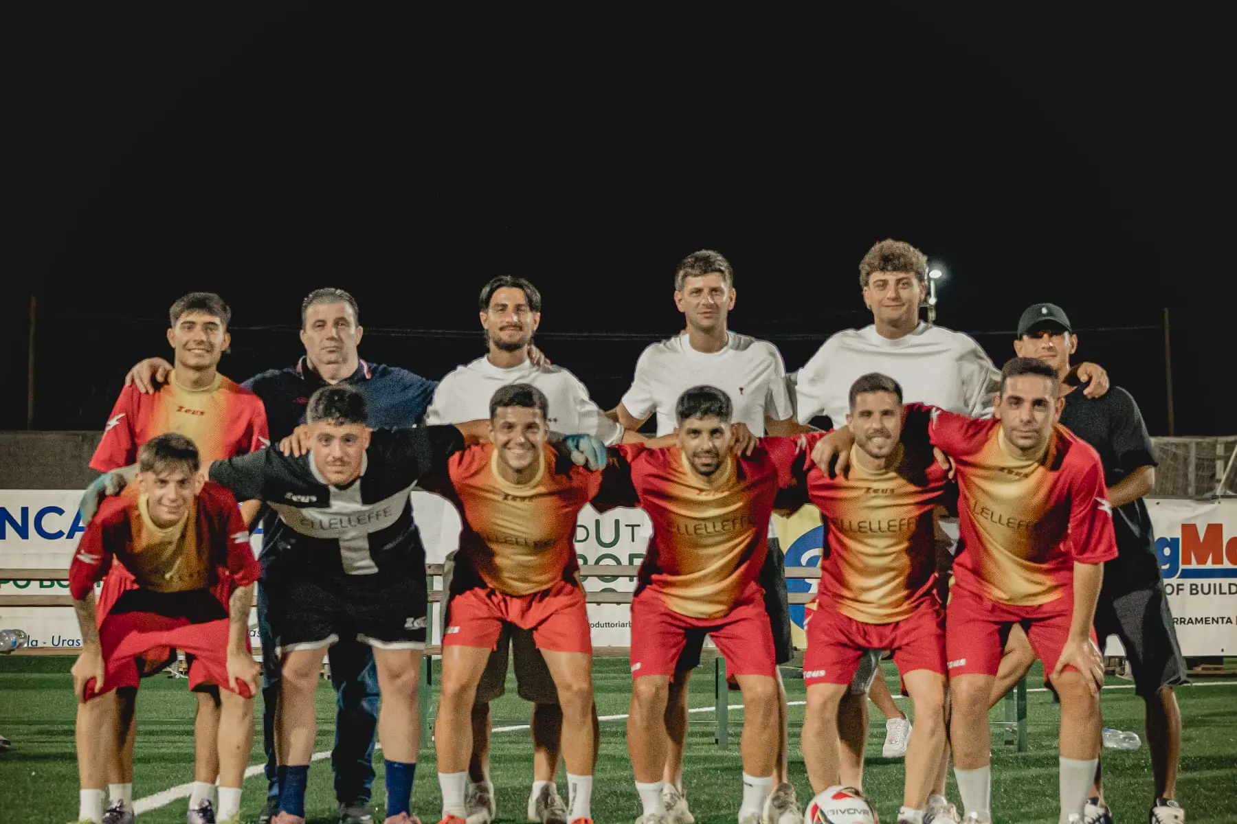 La formazione Ellelleffe, finalista del torneo di Arborea (foto concessa)