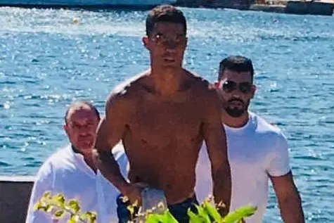Ronaldo, la guardia del corpo e Andrea Orecchioni