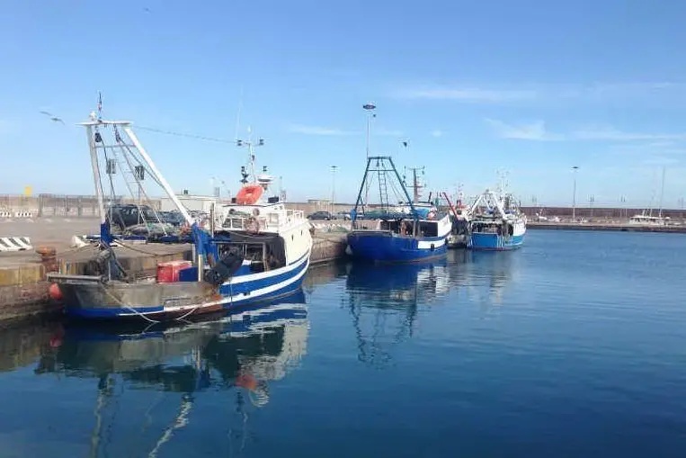 Barche da pesca a Porto Torres