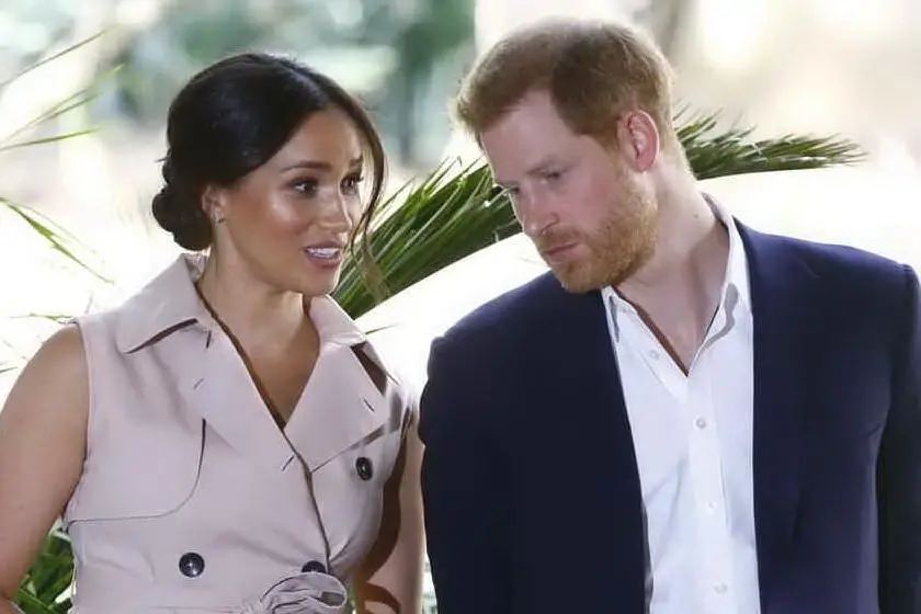 Harry d'Inghilterra e Meghan Markle (archivio L'Unione Sarda)