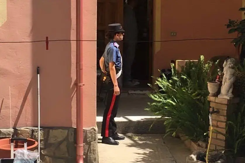 I carabinieri sul posto