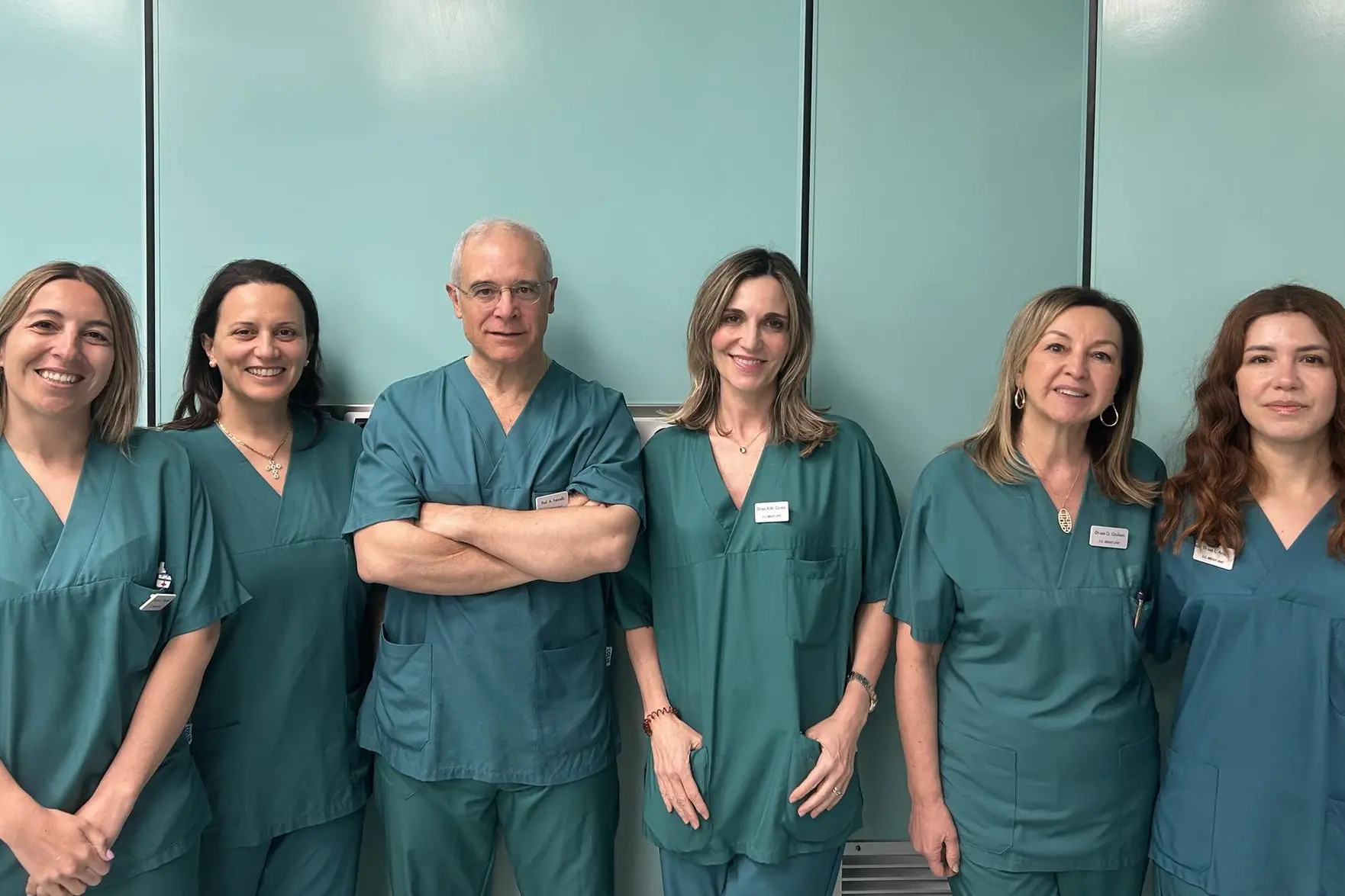 Il team della Breast Unit (foto ufficio stampa)