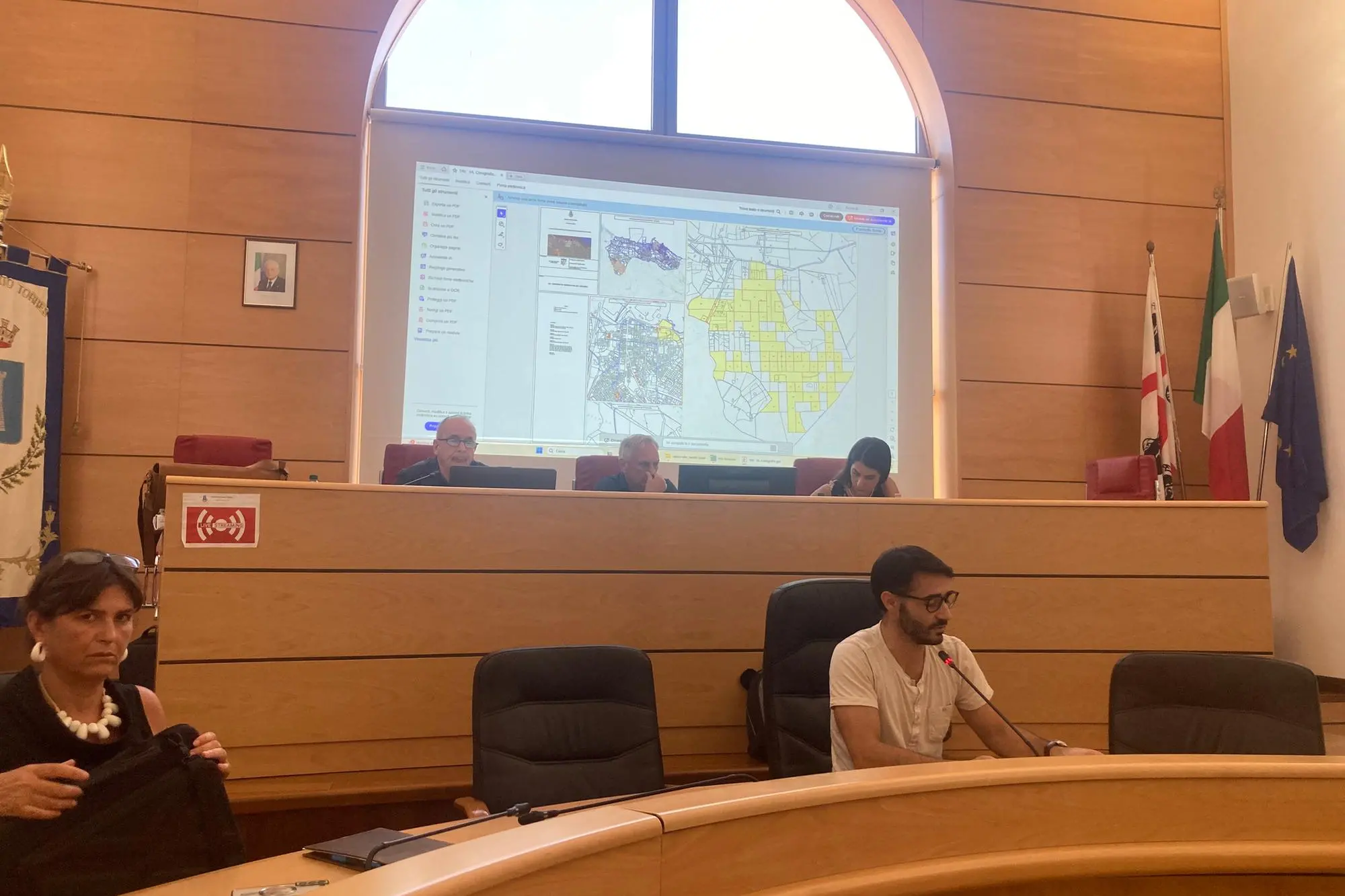 La commissione Urbanistica - Porto Torres (foto Pala)