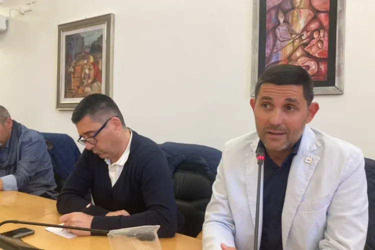 Il sindaco Mulas e il presidente del Parco Mureddu (foto Pala)