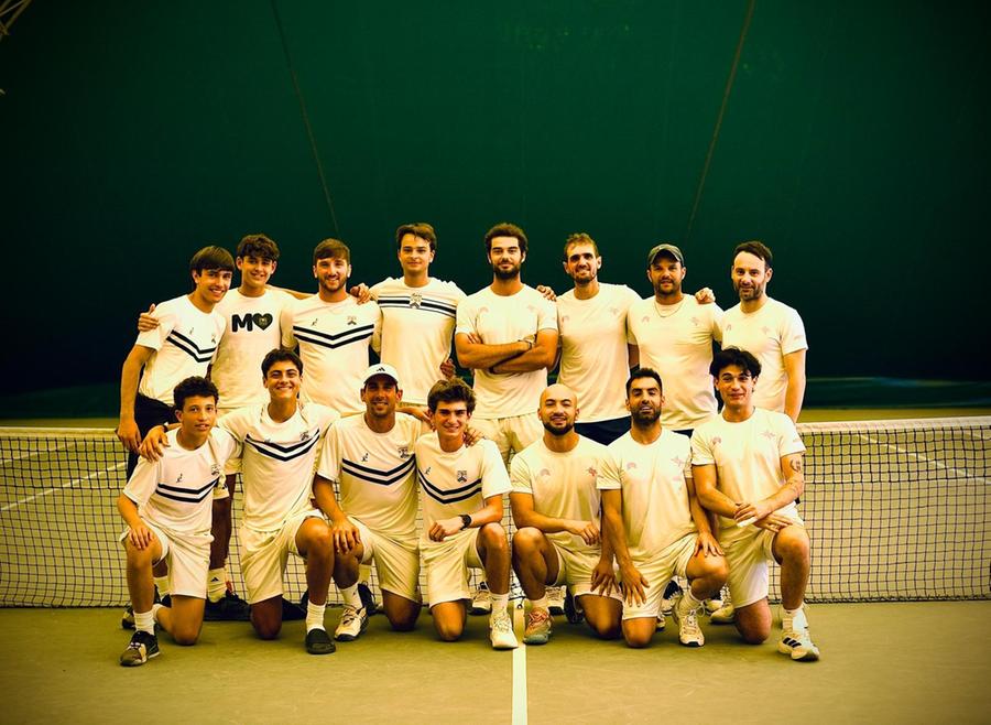 Tennis B2 maschile, netta vittoria del Poggio Forte Village