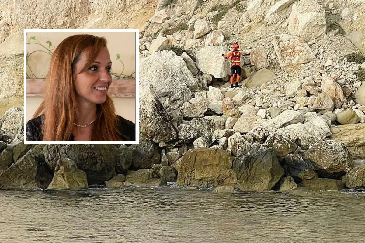 Le ricerche di Martina Lattuca (nel riquadro) a Calamosca