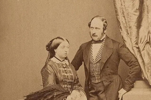 Il principe Alberto di Sassonia e la regina Vittoria