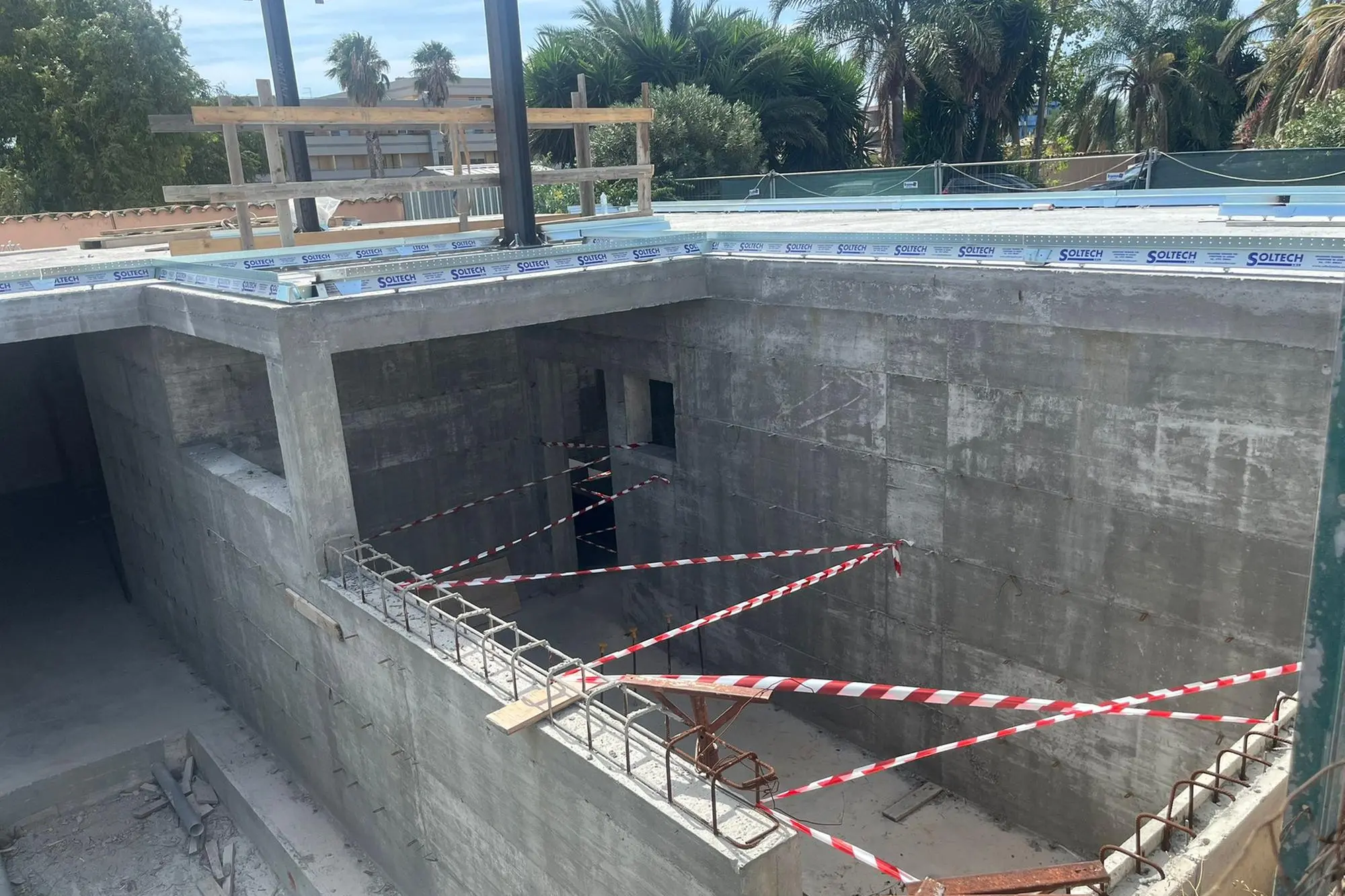 Il luogo dell'inicdente sul lavoro (Foto: Vercelli)