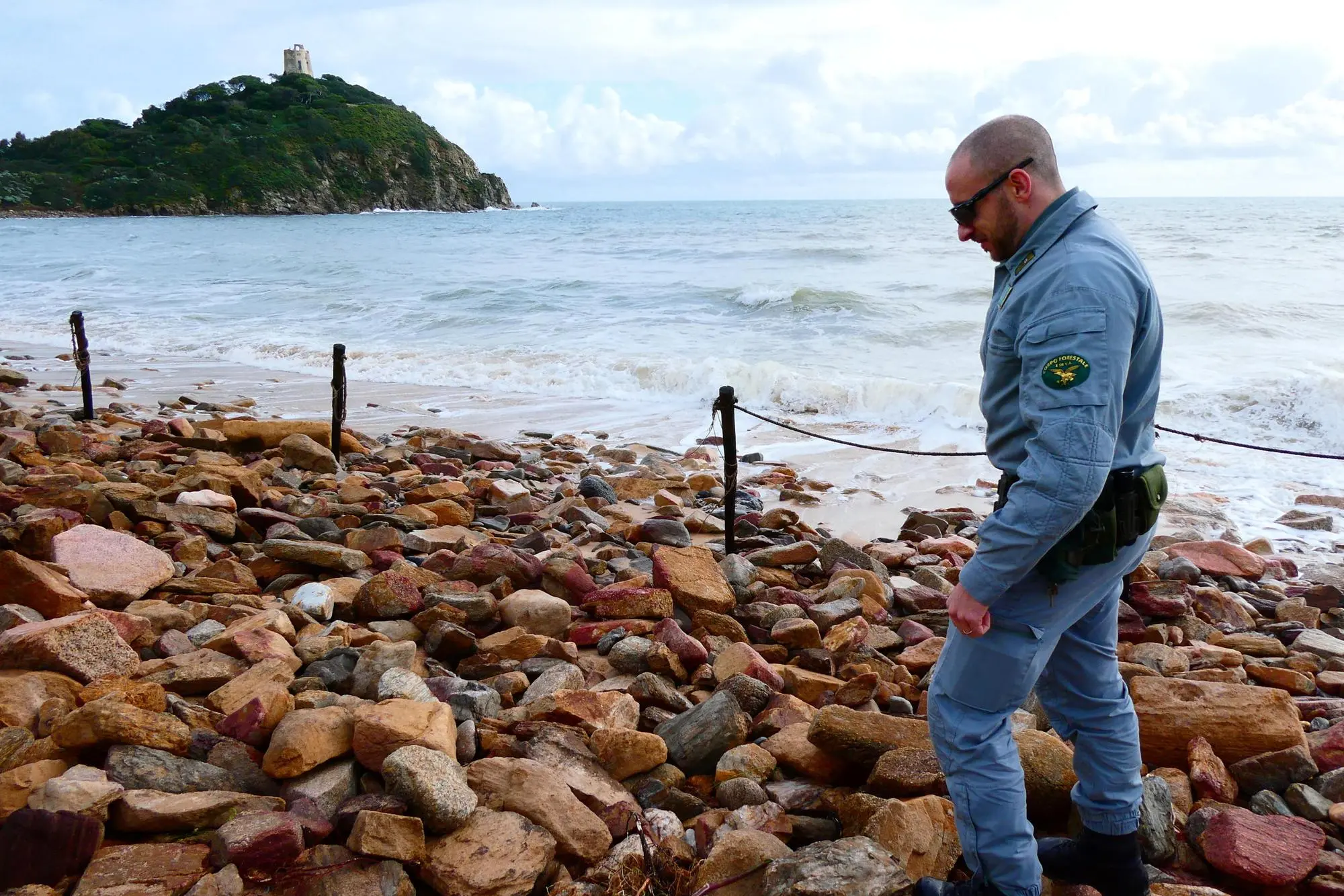 I danni del maltempo (foto via Ansa)