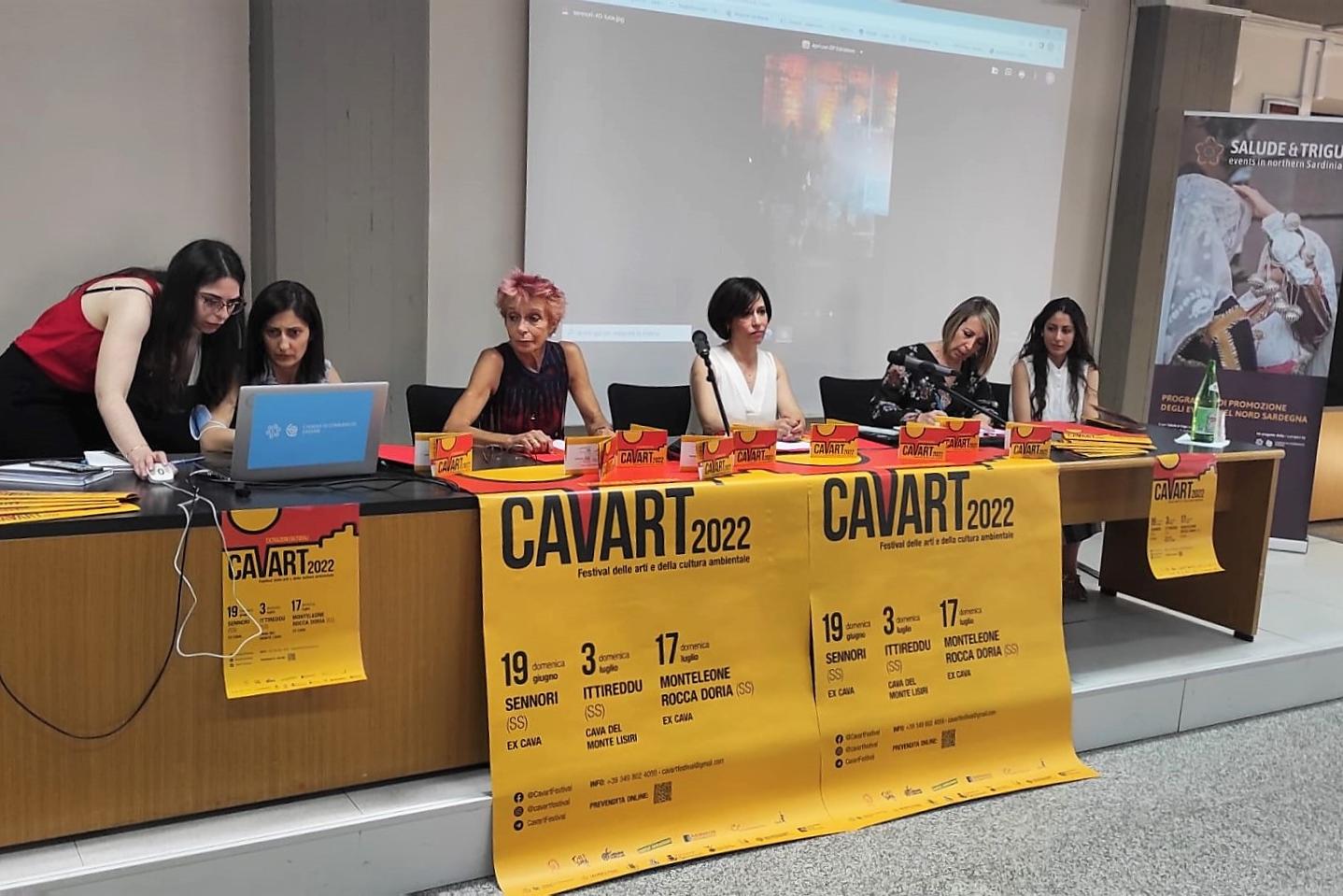 Un momento della presentazione di Cavart 2022 (foto G. Marras)