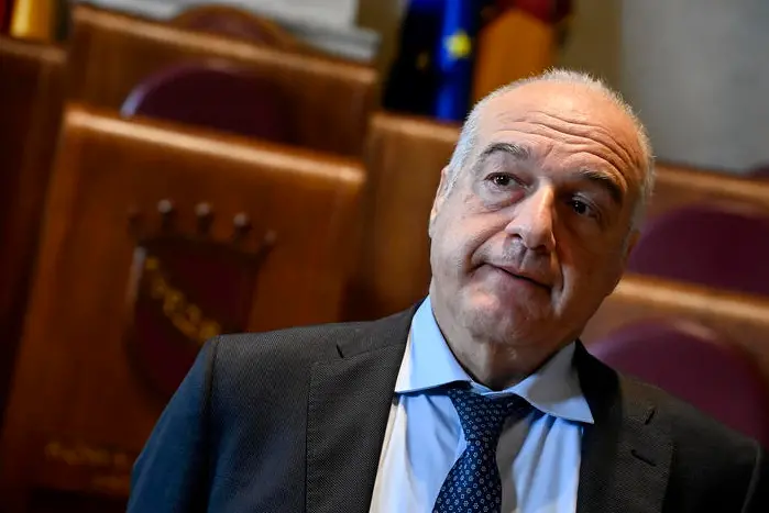 Enrico Michetti (Ansa)