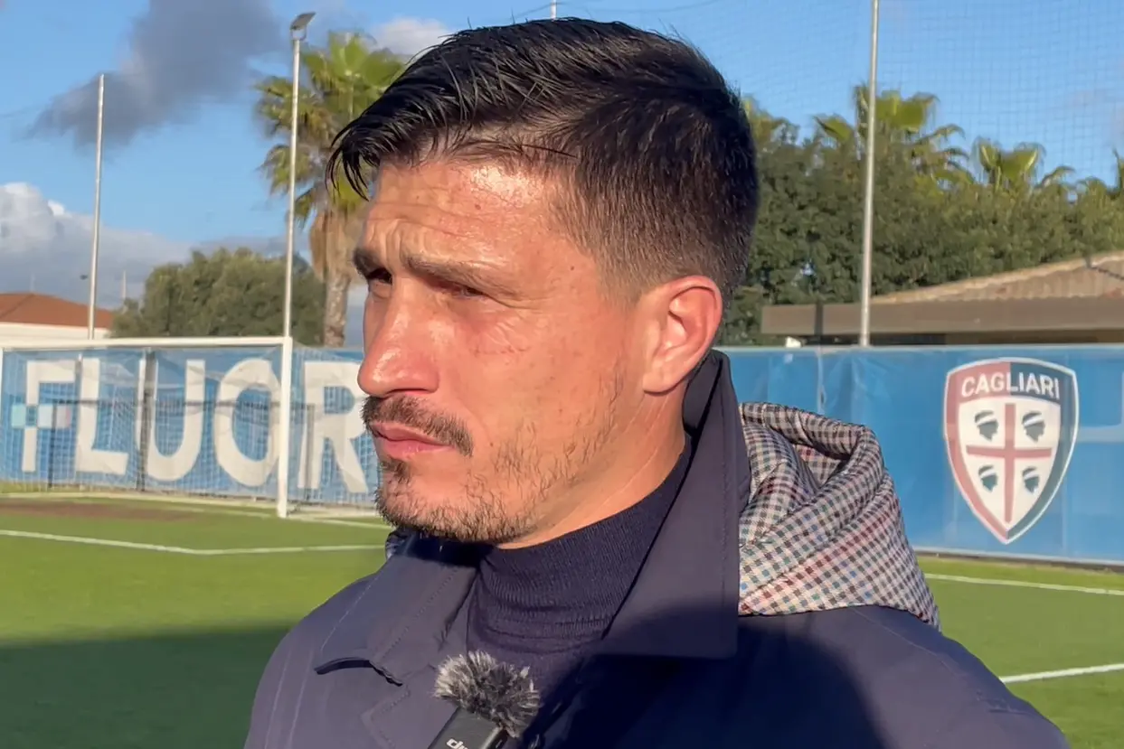 Fabio Pisacane, allenatore del Cagliari Primavera (foto Accardi)