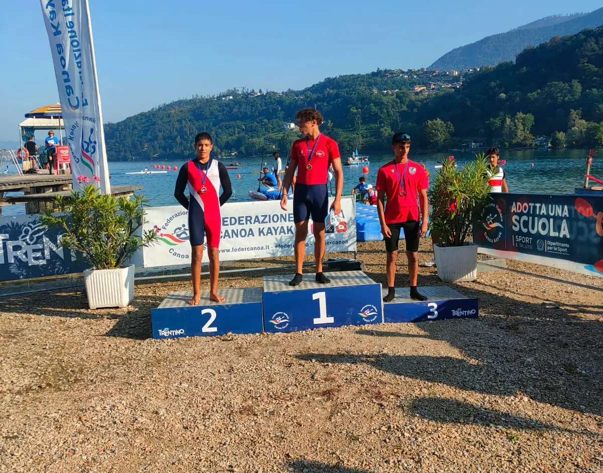 Al secondo posto Riccardo Pontis del Circolo nautico (Foto di Sara Pinna)