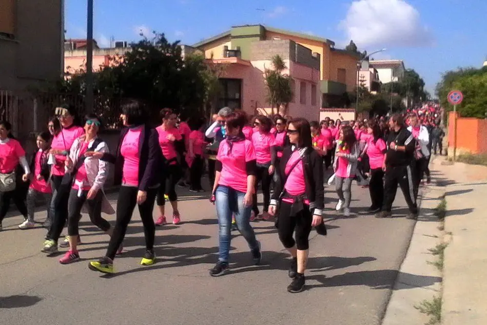 La maratona &quot;Dolia in rosa&quot;