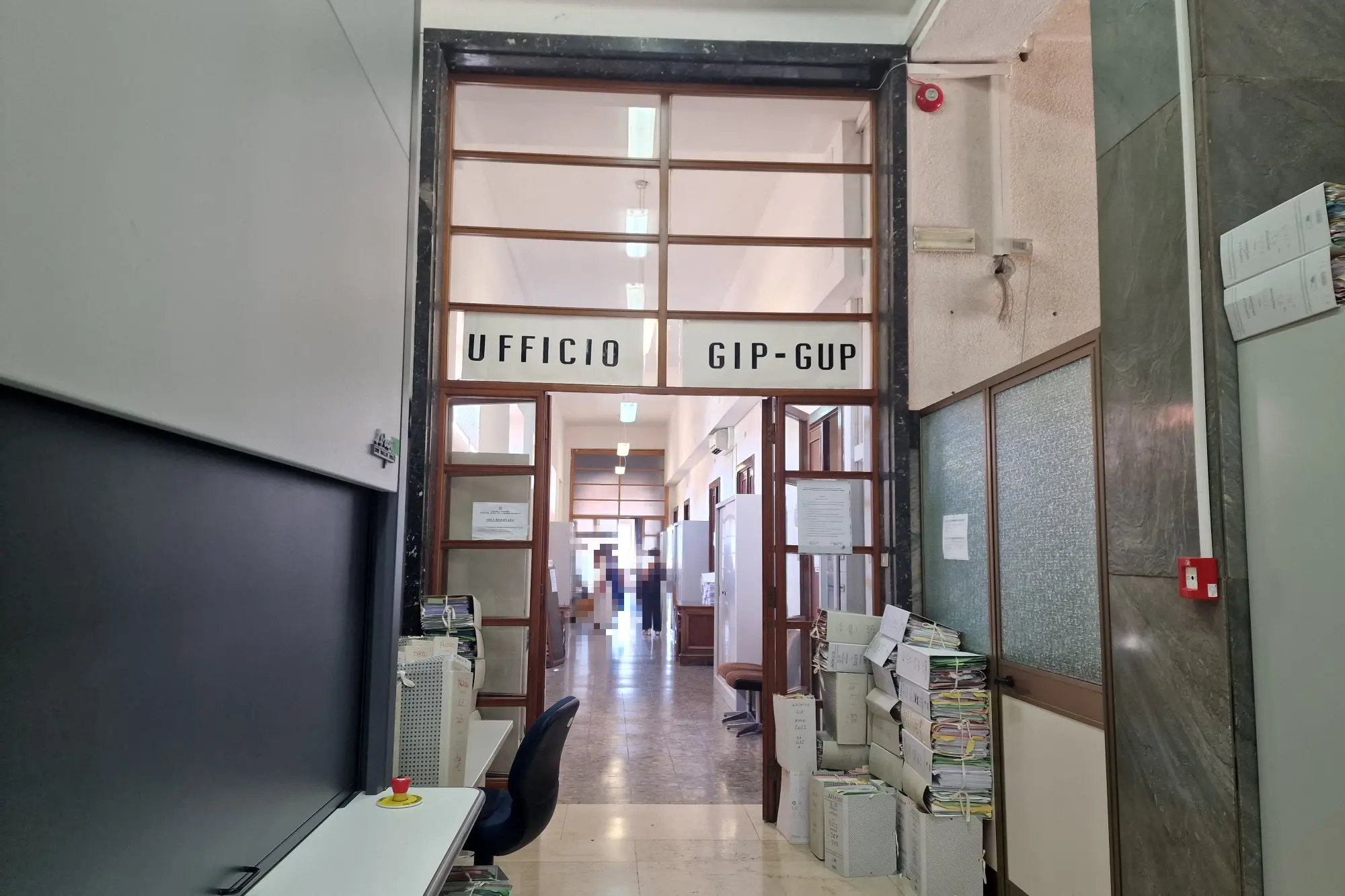 Sassari, l'ufficio del Gip e del Gup