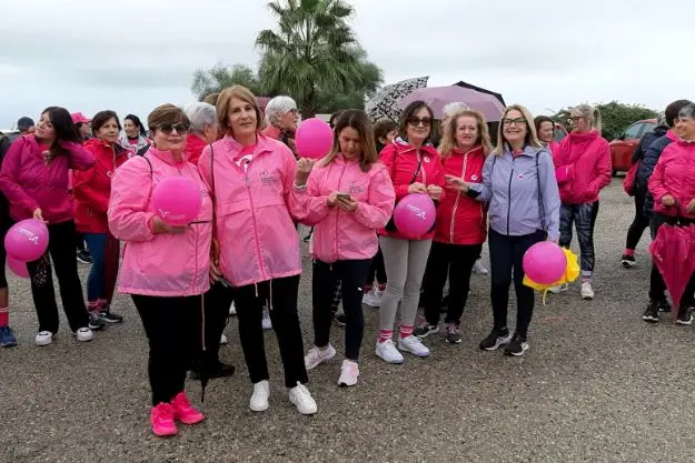 Alcune protagoniste della giornata rosa