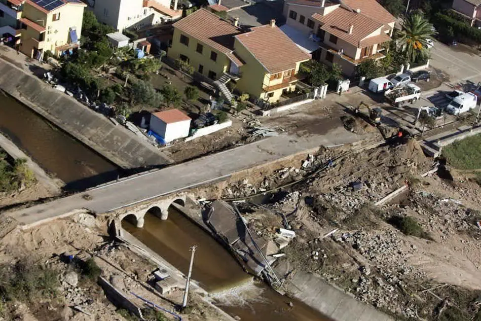 I danni provocati dall'alluvione a Olbia