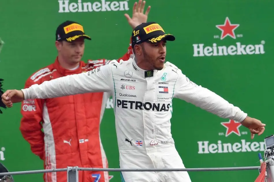 La felicità di Hamilton, alle sue spalle Raikkonen
