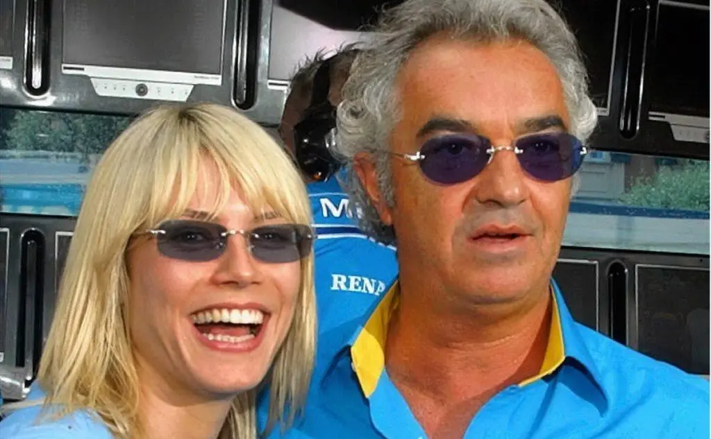 Insieme a Flavio Briatore, da cui ha avuto una figlia (Ansa)