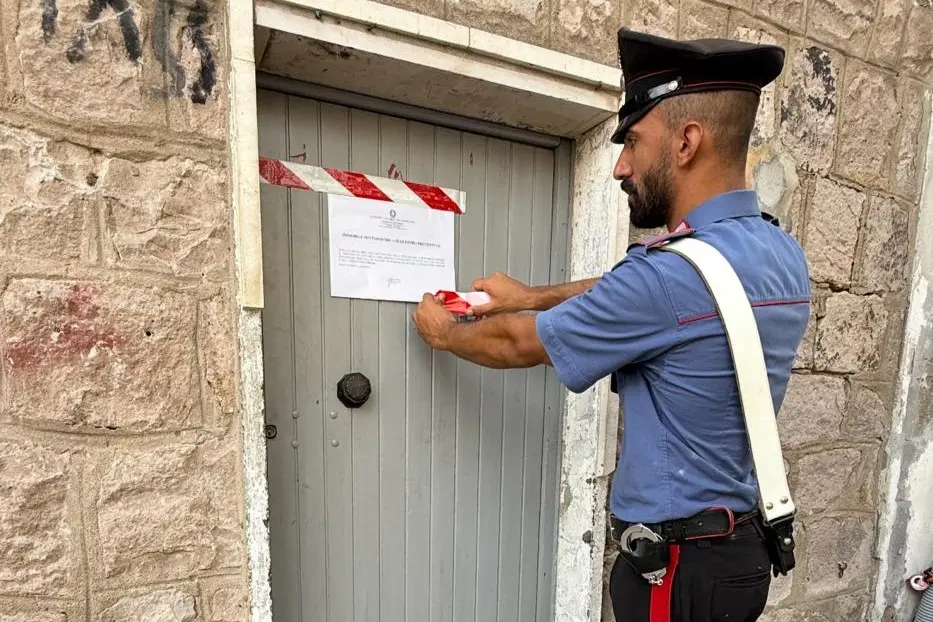 Intervento dei carabinieri a Sant'Antioco