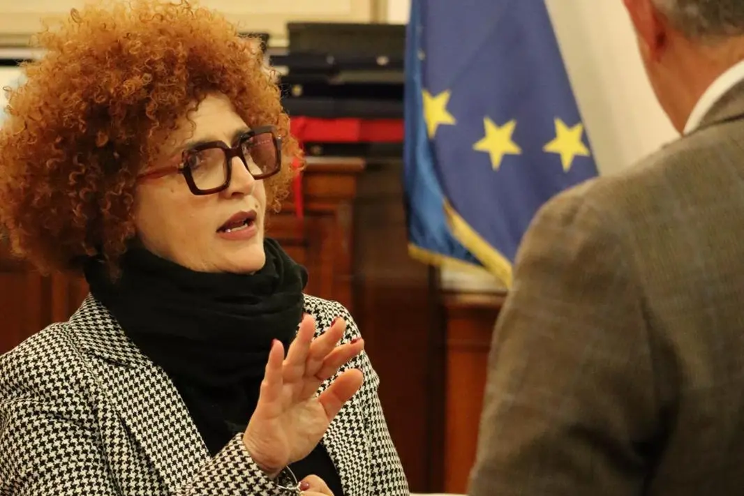 Giovanna Caria, assessora alle Finanze e al Bilancio del comune di Alghero (foto Fiori)