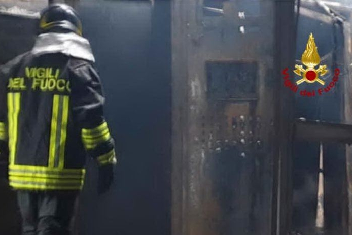 Incendio nella centrale di Portovesme: in fiamme i quadri elettrici