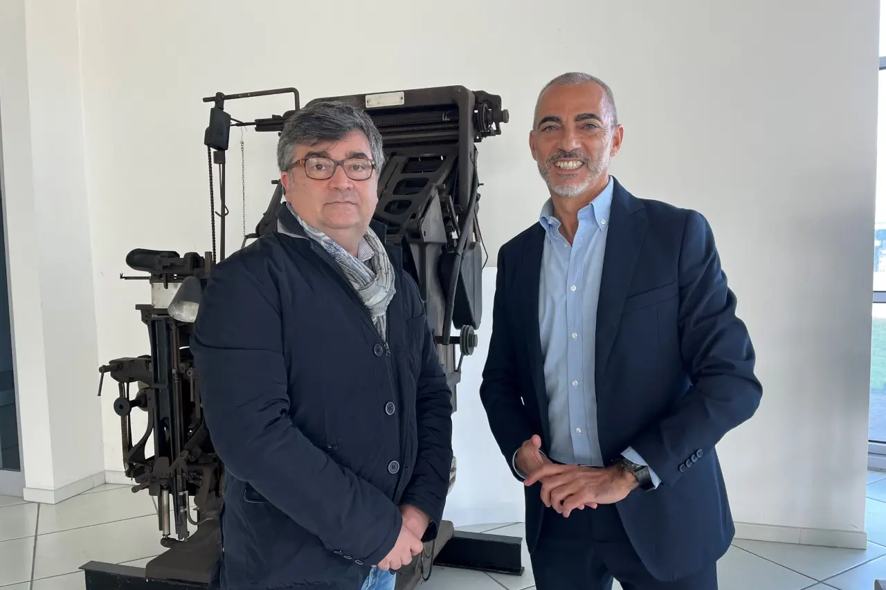 Giovanni Paolo Fontana con Emanuele Dess&igrave;