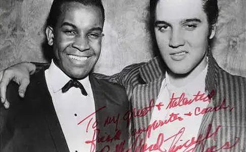 Billy Ward ed Elvis Presley nel 1955