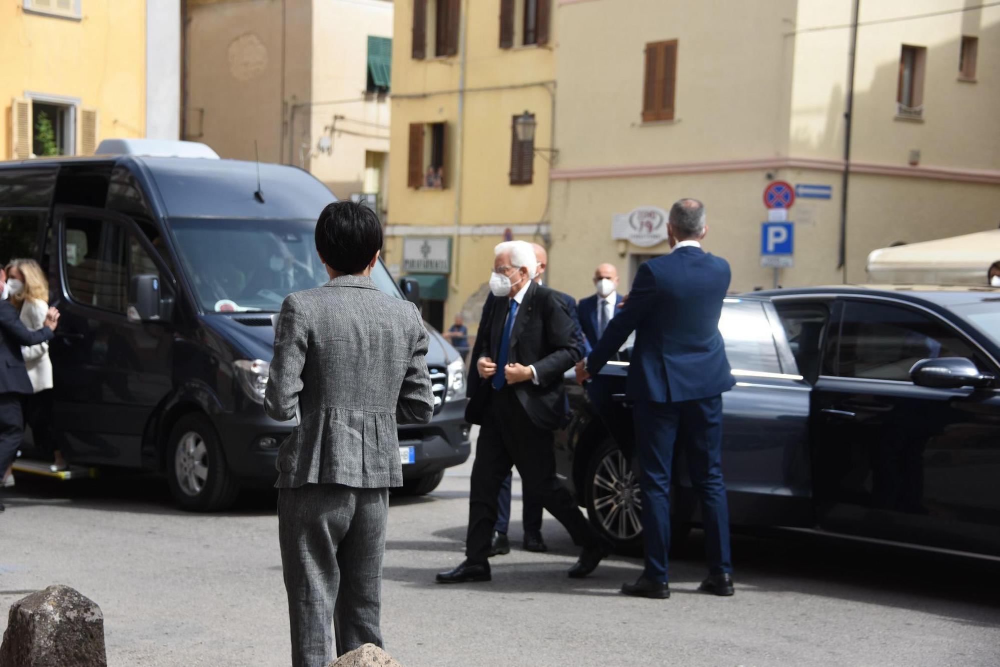 Il presidente Sergio Mattarella è oggi a Sassari