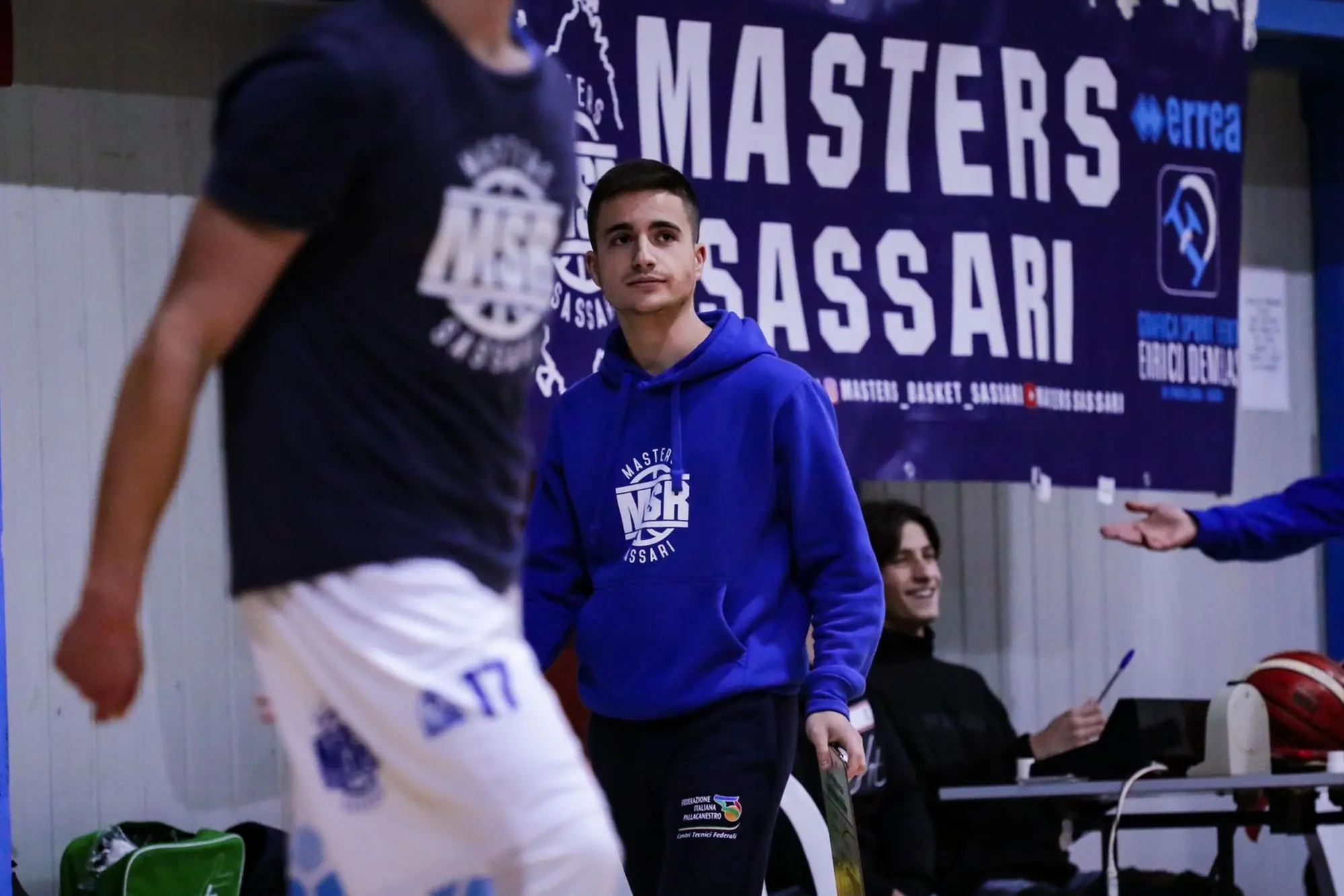 Luca Ruiu, coach della Masters Sassari (foto concessa)