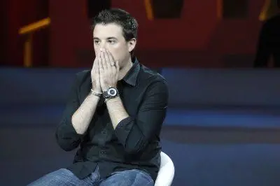 Omar Favaro ospite della trasmissione tv Matrix, Canale 5