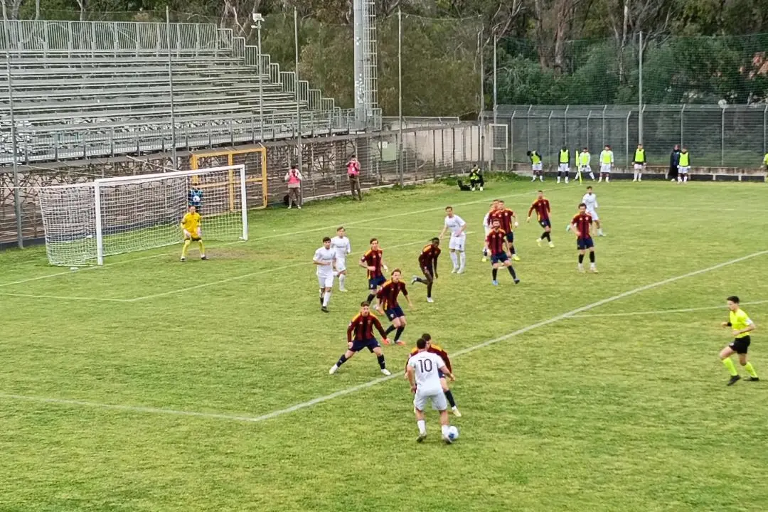 Ragatzu in azione contro il Real Monterotondo (foto Ilenia Giagnoni)