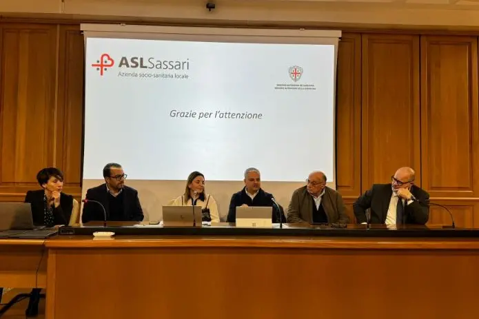 La riunione Asl Sassari (foto concessa)