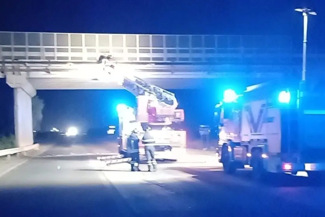 Intervento dei vigili del fuoco