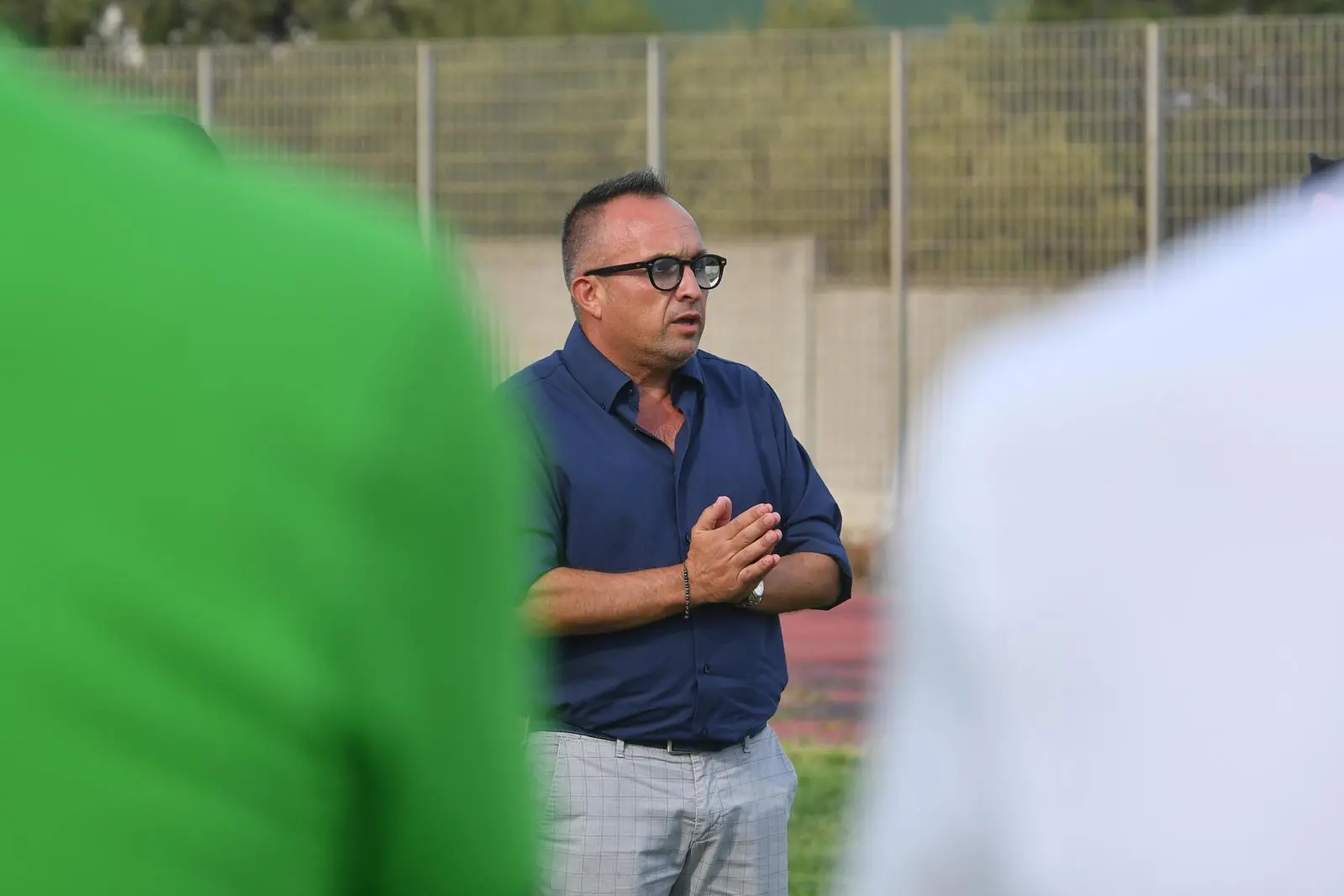 Il presidente dell'Arzachena Pasquale Cossu