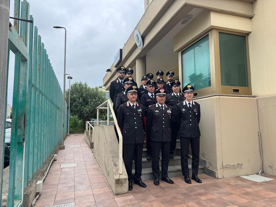 Selargius, il generale Grasso visita la caserma dei carabinieri