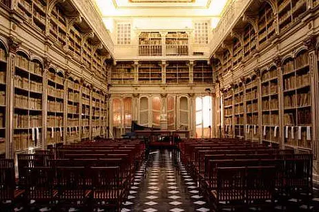 La biblioteca dell'Università di Cagliari