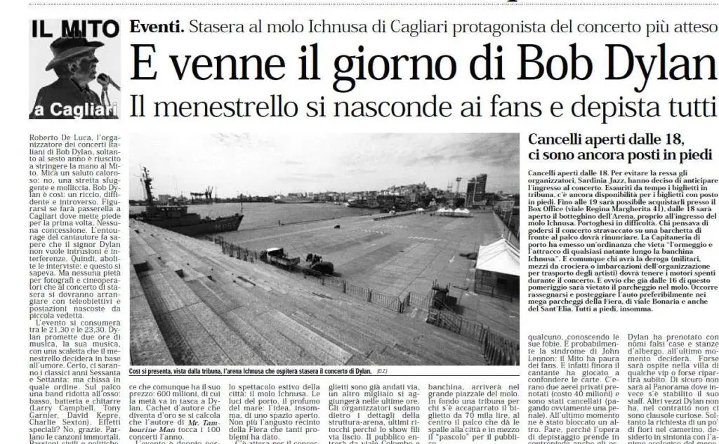 L'arena pronta ad ospitare il grande evento