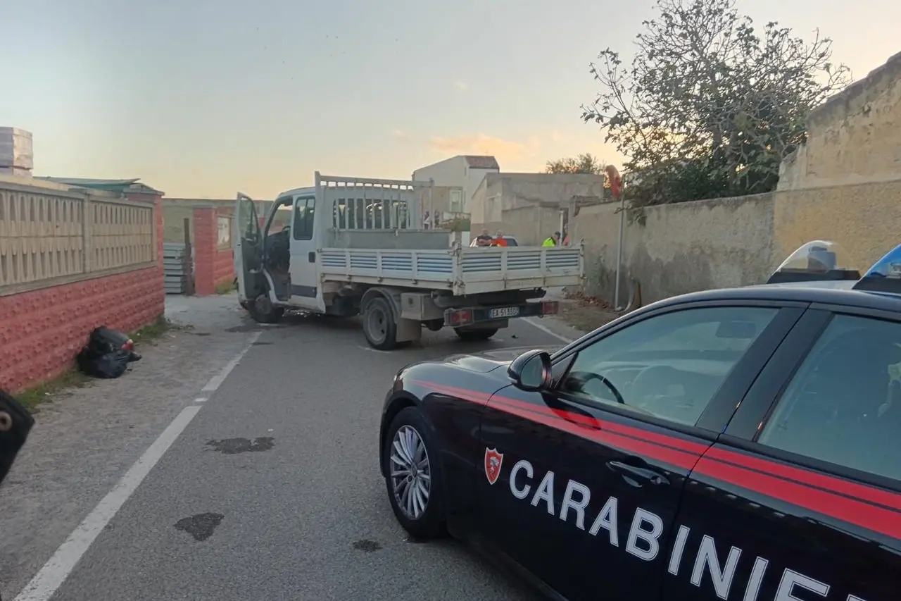 Il luogo dell'incidente a Carloforte