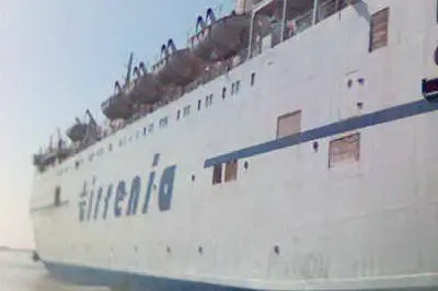 Un traghetto della Tirrenia