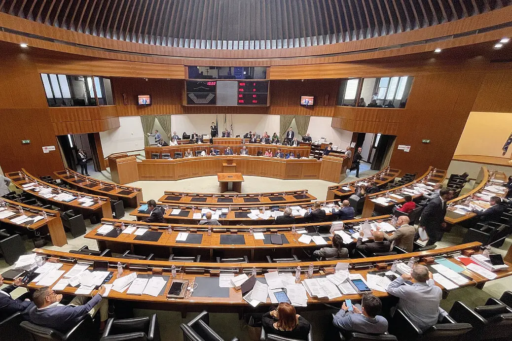 L'aula del consiglio regionale