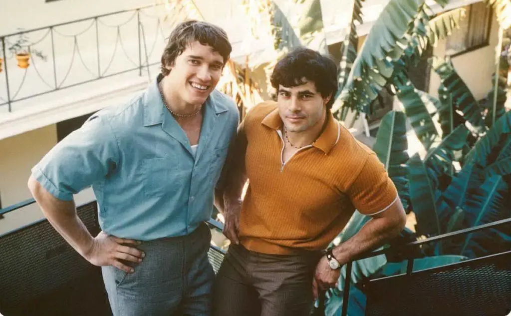 Franco Columbu e l'amico Schwarzenegger (tutte le foto sono Archivio L'Unione Sarda)