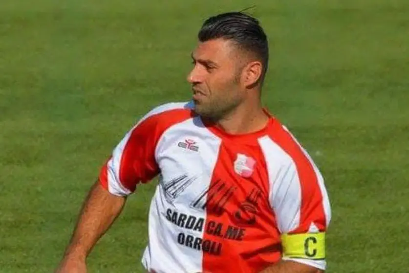 Marco Marcialis, attaccante dell'Orrolese (foto L'Unione Sarda - Serreli)