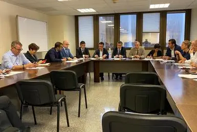 Opposizione all'attacco di Solinas (foto Ansa)